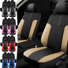 For Lexus Car Seat Covers Full Sets 5 Seats Front Rear Back Breathable Cushion -