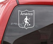 ⚽ Calcomanía de Vinilo América de Cali Blanca Coche Camión Ventana Pegatina Fútbol ⚽