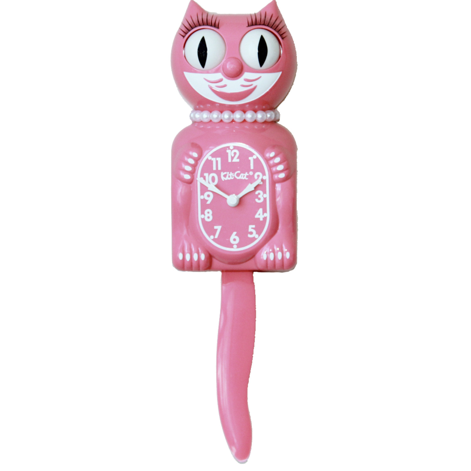Mujer Kit-Cat Reloj Con Collar & Pestañas (Animal, Retro, Felix, Klock , Kat)