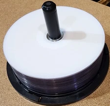 26 Discs Verbatim DVD-R 4.7GB 4X DataLifePlus White Inkjet Printable Hub