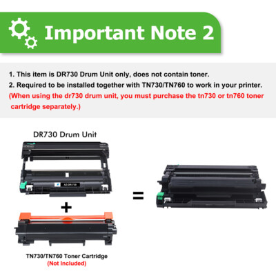 Confezione 4 Cartucce Toner Nero TN760 Inchiostro Toner Nero Per - Foto 3
