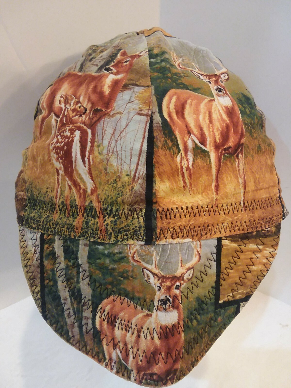 Hunting Beanie Cap with Deer Stag Design for Men and Women EUC-image