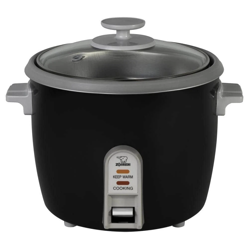 Zojirushi Rice Cooker Steamer 5.5 Cup See-Through Lid Keep Warm Stainless Steel
