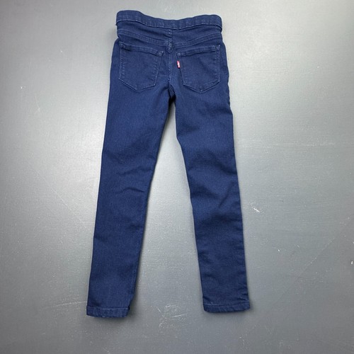 Levi's Girls Pull-On Jeggings Size 7 Navy Stretch Elastic Waist Skinny School - Picture 8 of 11