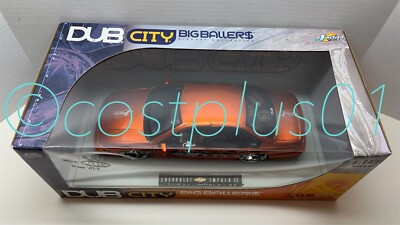 JADA DUB CITY BIG BALLERS 1996 CHEVY IMPALA SS 1:18 COPPER ORANGE