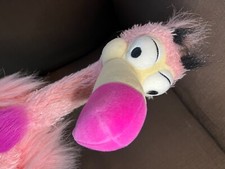 Disney Alice in Wonderland Queen of Hearts Pink Flamingo Croquet Mallet Plush