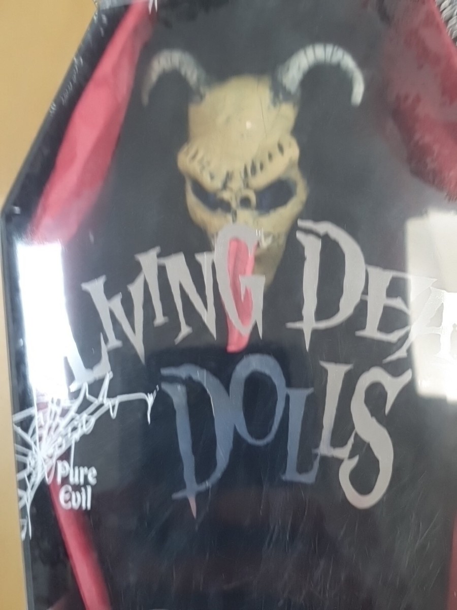 Living Dead Doll Very RARE Krampus Black Fur Cream Face by Living Dead Doll Very RARE Krampus Black Fur Cream Face by