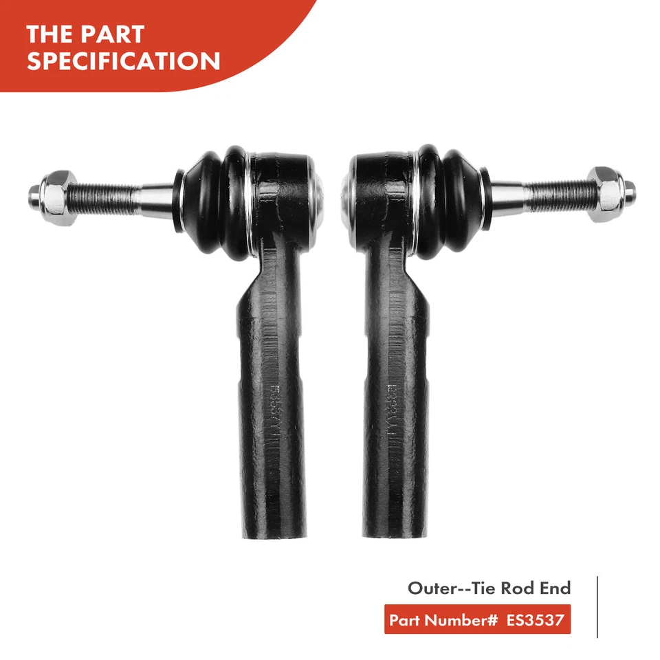 Kit de extremo de varilla de amarre de cremallera y piñón para Chrysler Town & Country Dodge Grand Caravan Foto 3 de 4