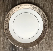 Philippe Deshoulieres Trianon Platinum Bread & Butter Plate ~new~