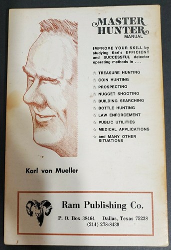 The Master Hunter Manual By Karl von Mueller, 1973, First Edition Rare Vintage - Foto 9 di 9