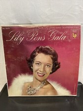 Lily Pons Gala Vinyl LP Columbia Masterworks Mono ML 5073
