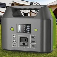 Portable Power Station - High-Capacity Generator with AC/DC/USB-C Outputs