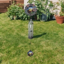 40"Long Sea Turtle Ripple Illusion Wind Chime Ornament Home Decor Unique Gift