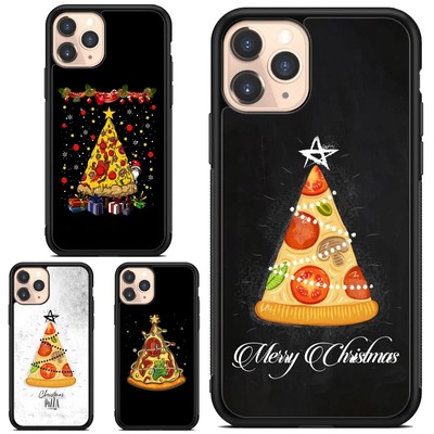 christmas pizza tree lights For iPhone SE4 16E XS XR Max Plus Phone  Covers