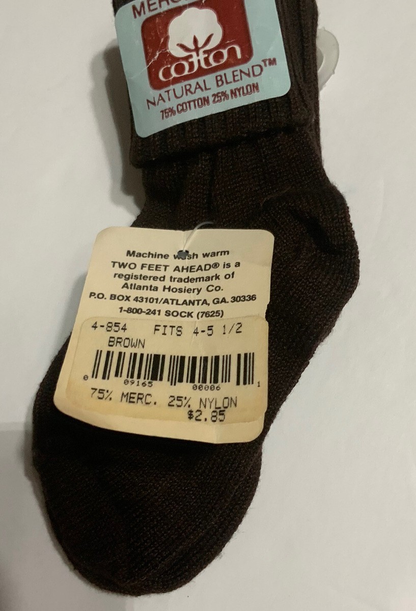 TWO FEET AHEAD Unisex Bobby Socks vintage double roll
