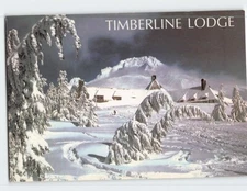 Postcard Timberline Lodge Oregon USA