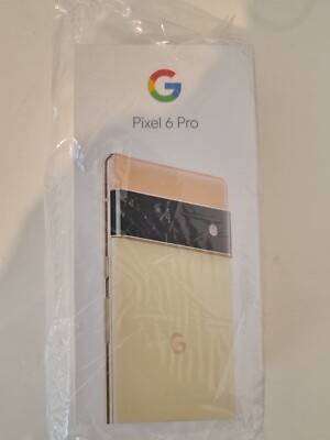Google Pixel 6 Pro 128GB Sorta Sunny Unlocked Brandneu Factory Sealed