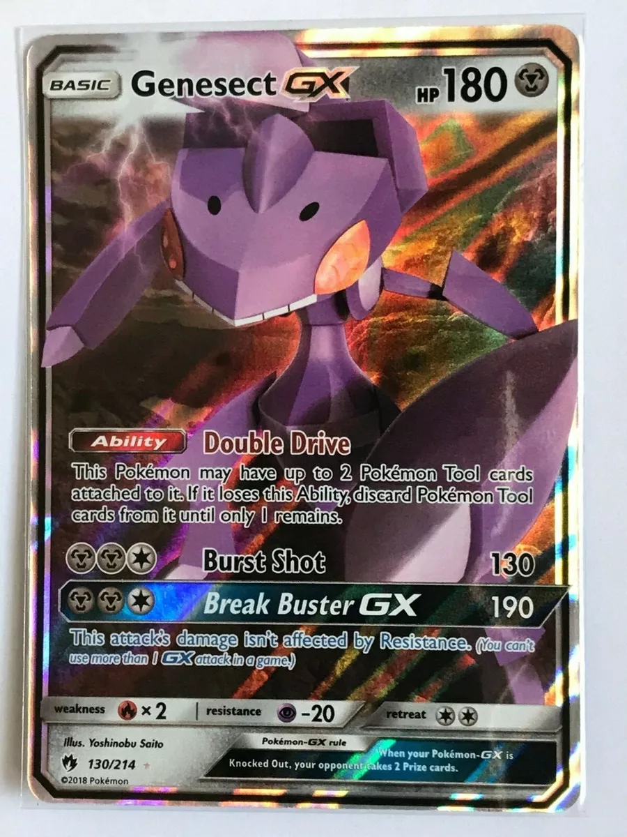 Carta Pokemon Genesect GX Português 130/214 Original Copag