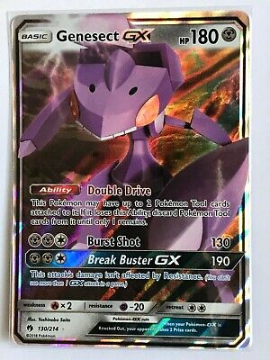 Cartas Pokémon TCG - Genesect-GX – Metal – HP180 Basic Pokemon Ability:  Double Cassette You may attach up to 2 Pokemon Tool cards to this Pokemon.  (If this Ability stops working, discard