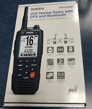 Uniden MHS338BT Handheld VHF Marine Radio with GPS and Bluetooth 6 Watts NEW