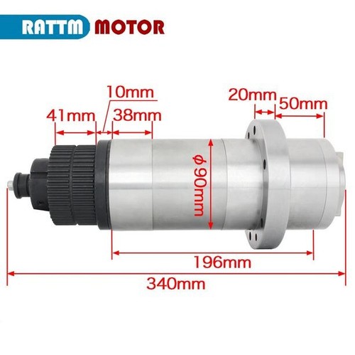 CNC ATC No Power Spindle BT30 5 Bearings 6000rpm Large Torque Mechanical Spindle - Picture 4 of 5