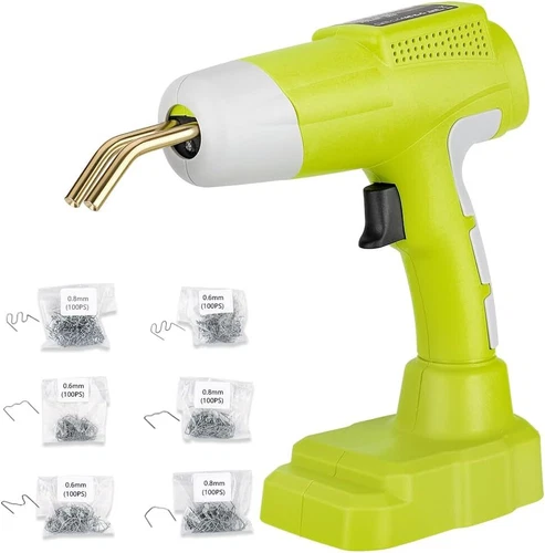 80W Cordless Plastic Welder Kit for Ryobi One+ Plus 18V Li-ion Battery Portable