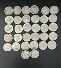 Lot Of 32, 1 Gram .999 Silver Rounds, Various Designs, Over 1 Ounce Silver, #12