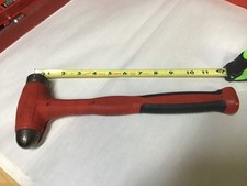 Snap-on 16oz Ball Peen Red Soft Grip Dead Blow Hammer Hbbd16