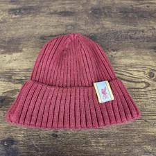 Official Merchandise Liverpool FC Red Ribbed Beanie Hat