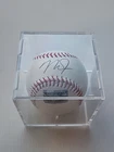 MIKE TROUT Hand-Signed Autographed Baseball W/COA and Protective Case (ANGELS)
