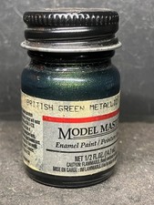 Testors Model Master British Green Metallic 2716 Gloss Enamel Paint .5 oz NOS