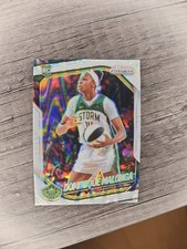 2025 Panini Prizm WNBA - Dominique Malonga #116 White Seismic Prizm (RC)