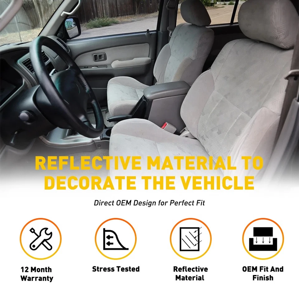 Manija de puerta interior delantera trasera para Toyota 4Runner/Camry/Tacoma/Tercel 4 piezas Foto 3 de 4