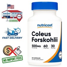 Coleus Forskohlii 500 mg  Extracto de Ra z  20 Forskolina  60 C psulas