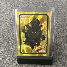 2025 Topps Chrome Marvel #53 - Fin Fang Foom - SP Yellow Lava Refractor