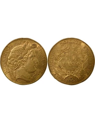 France Cérès - 10 Francs Or, IIIe République - 1896 A Paris - Photo 1/3