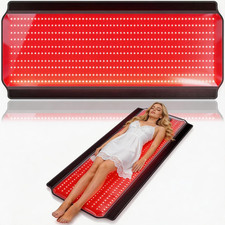 Red Light Therapy Mat - Full Body Pad with 600 LEDs, Adjustable Timer  Intensit