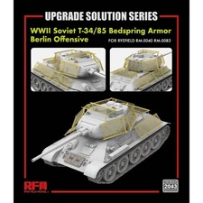 Ryefield Models 2043 1/35 Upgrade Solution: WWII Soviet T-34/85 Bedspring Armor