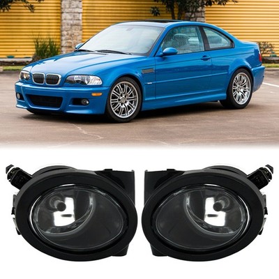Klarglas Nebelscheinwerfer Set passt für BMW E46 E39 M3 2001-2006 Halogen