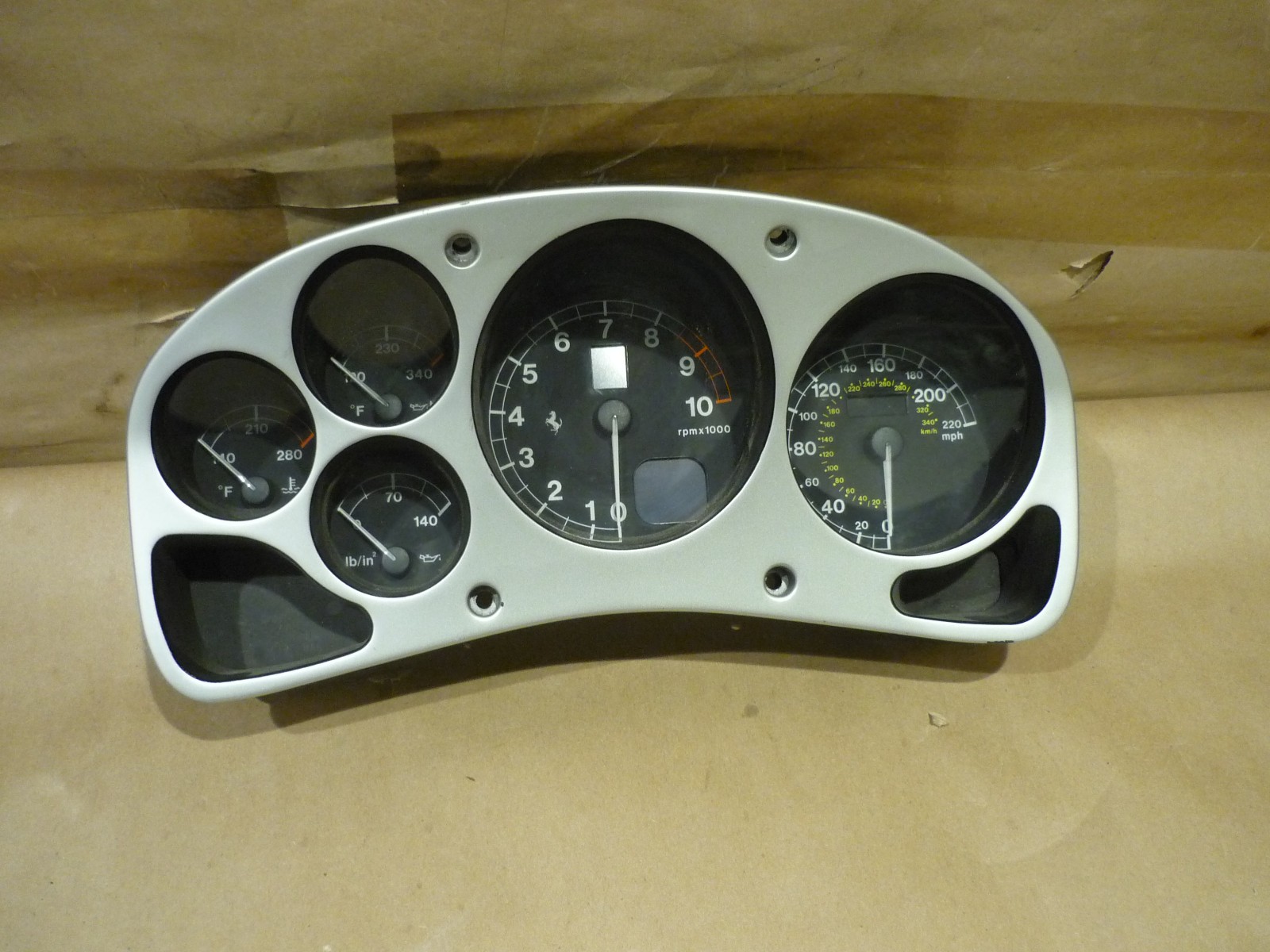 2004 Ferrari 360 - Dash Unit USA /Instrument Cluster - P/N 197664  15k miles