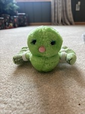 Russ Katey Pillar Green Plush Stuffed Animal Caterpillar Small Vintage 9"