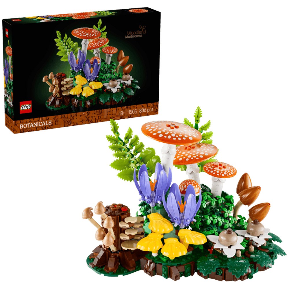 Lego Kids Botanicals Building Block - Wood Mushrooms - Image 3