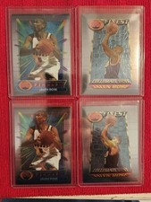 Jalen Rose 1994-95 Topps Finest RC ×4 Card Lot Nuggets Pacers