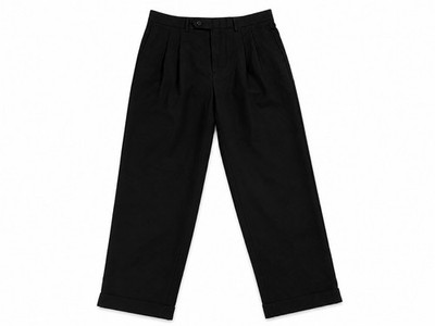Lauren Ralph Lauren Total Comfort Wool Dress Pants 33x30 Black Pleated Cuffed