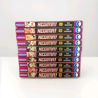 Negima Manga Lot Vol 1 11 (Missing Vol 5) English Ken Akamatsu 10 Books