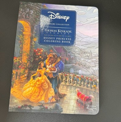 Disney Dreams Collection Thomas Kinkade Studios Disney Princess Coloring Book