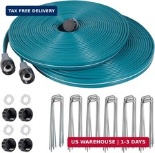 LINEX Sprinkler Soaker Hose 50 ft 2 pack for Garden Lawn Watering Hose with Hose