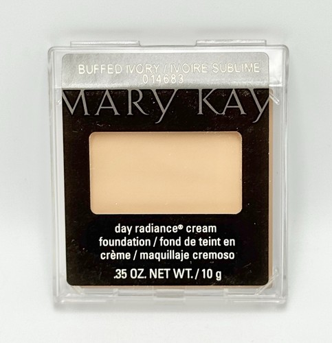 Mary Kay Day Radiance Cream Foundation Buffed Ivory #014683 - 0.35 oz. Full Size