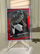 2025 Panini Prizm Black Brian Dawkins #115 Red Prizm /299 Eagles