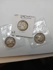 3 90% Silver Quarters, 1937, 1959, 1962